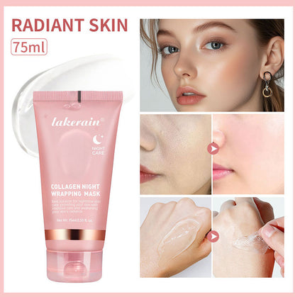 Lakerain Collagen Tear And Pull Night Cream Facial Mask Hydrating