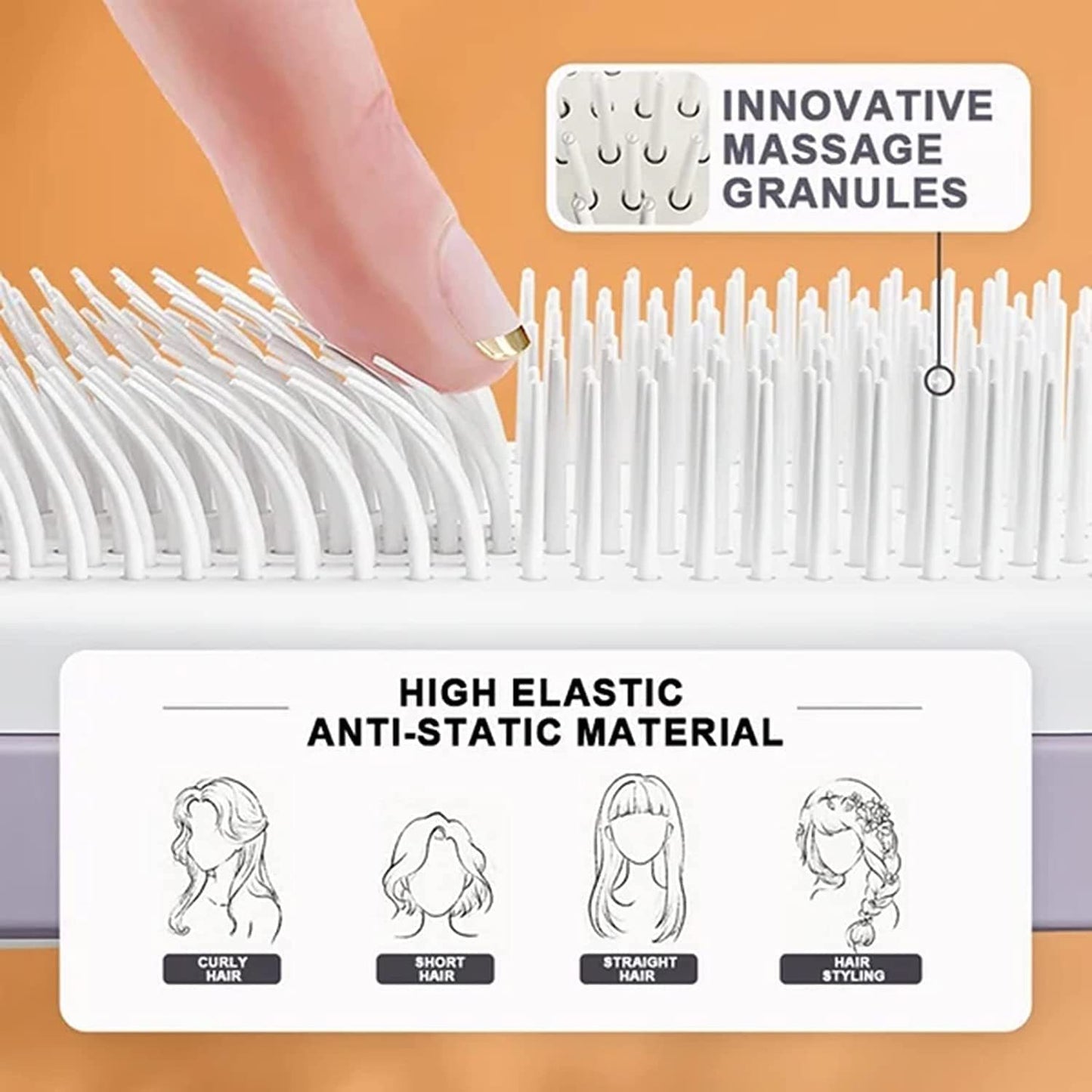 Self Cleaning Hair brush